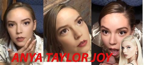 logically i know not every single person looks similar to us, but it’s been so often & the few people whose opinions i’ve asked always disagree (even the very obvious ones. . Anya taylor joy deepfakes